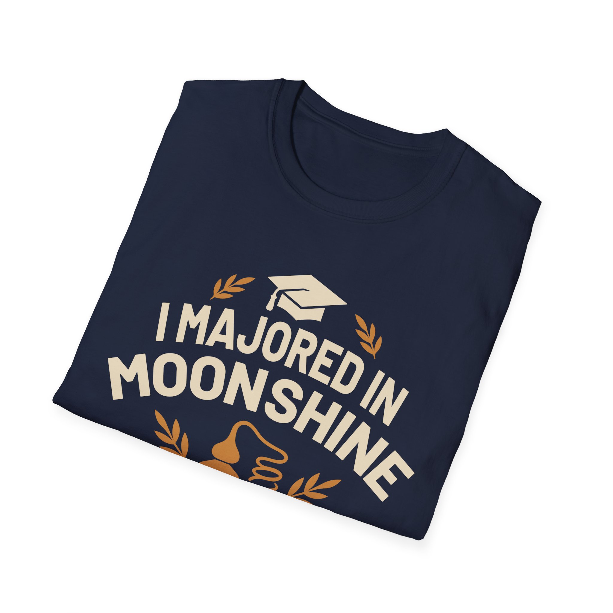 "I Majored In Moonshine” Unisex T-Shirt - Image 53