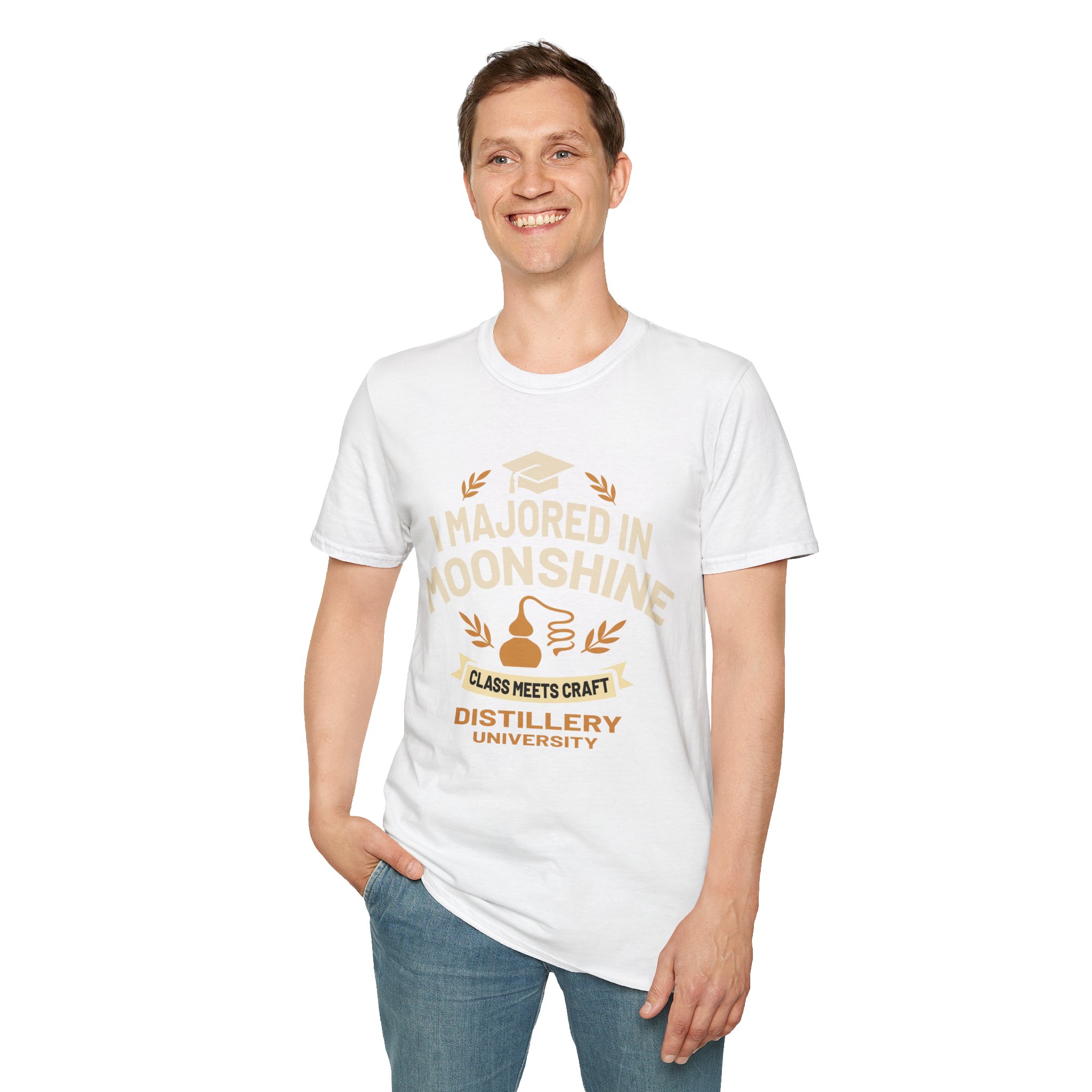 "I Majored In Moonshine” Unisex T-Shirt - Image 12