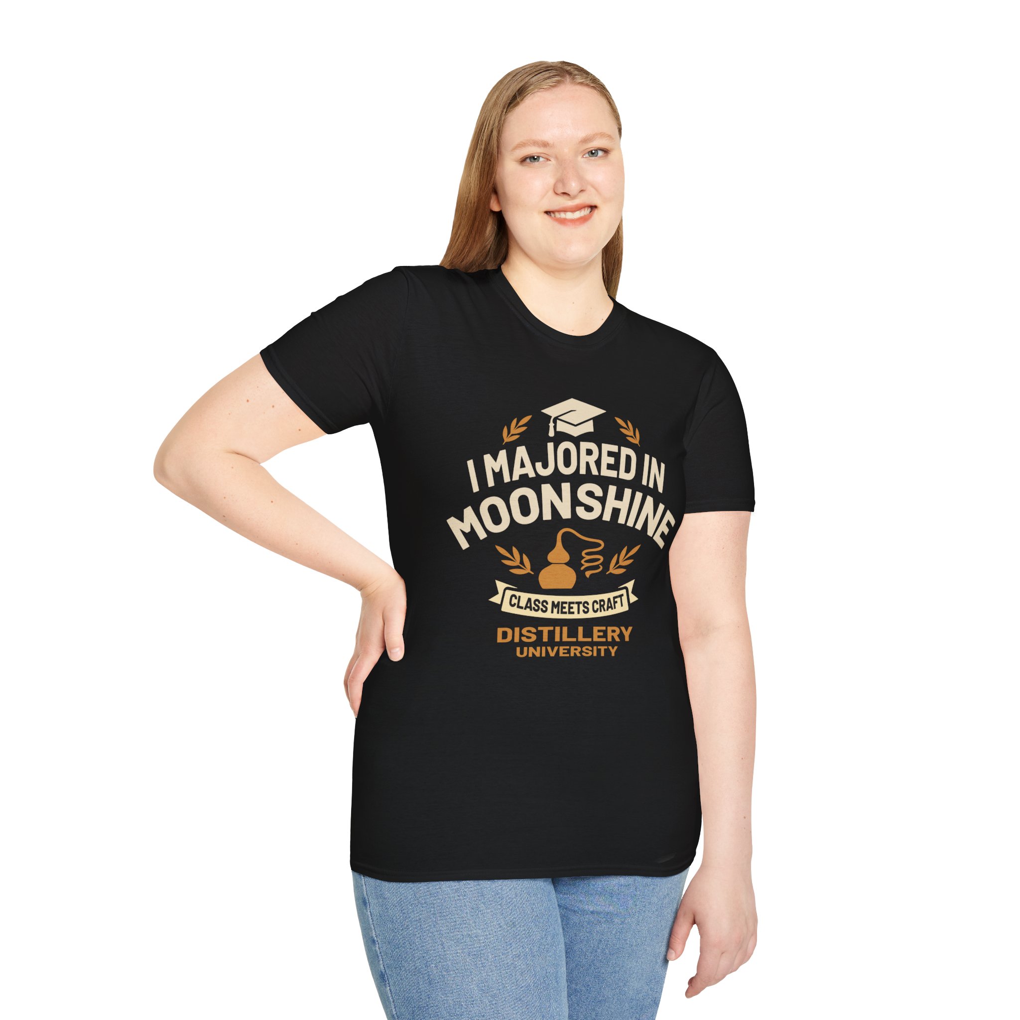 "I Majored In Moonshine” Unisex T-Shirt - Image 6