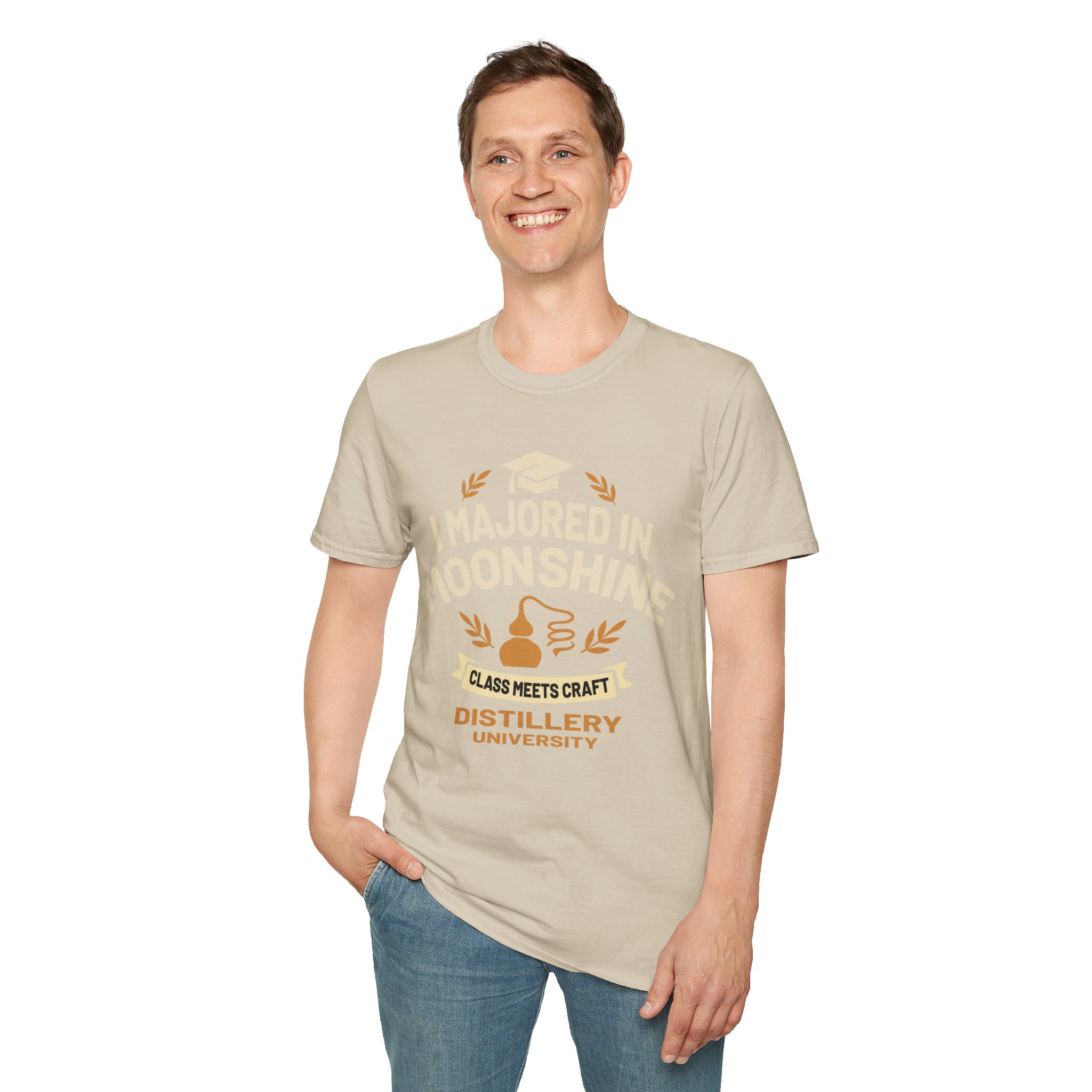"I Majored In Moonshine” Unisex T-Shirt - Image 19
