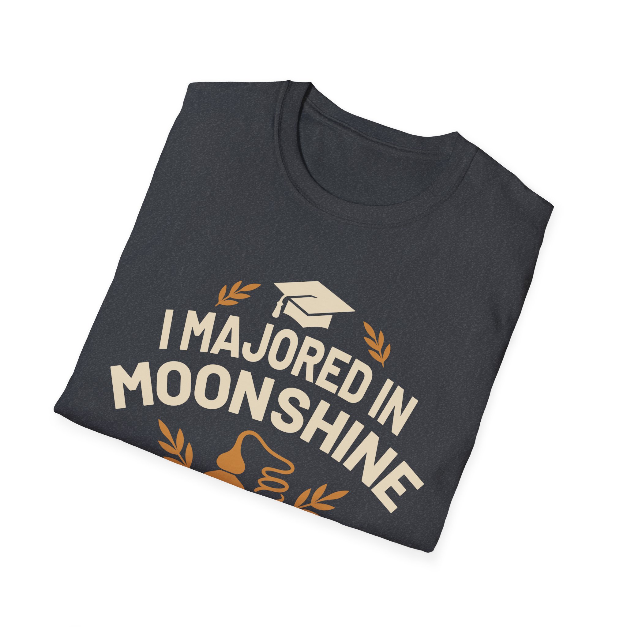 "I Majored In Moonshine” Unisex T-Shirt - Image 46