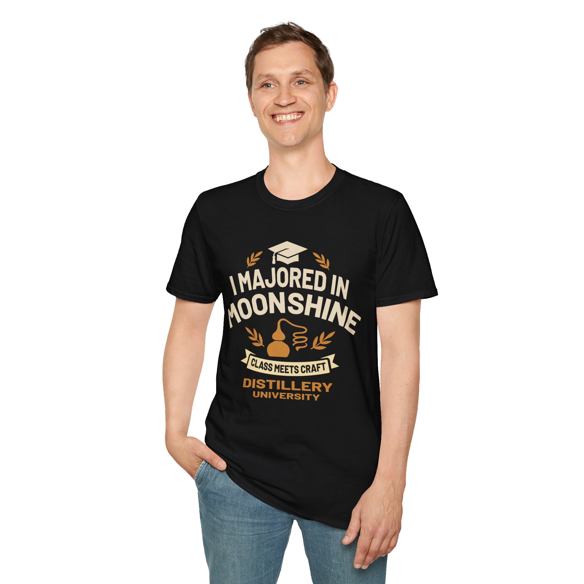 "I Majored In Moonshine” Unisex T-Shirt - Image 5
